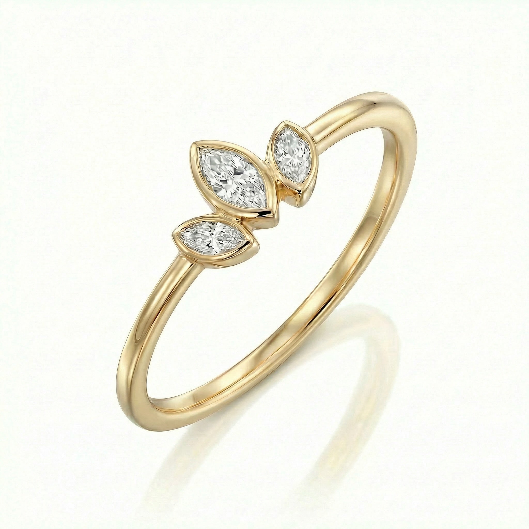 טבעת ביילי ציפוי זהב