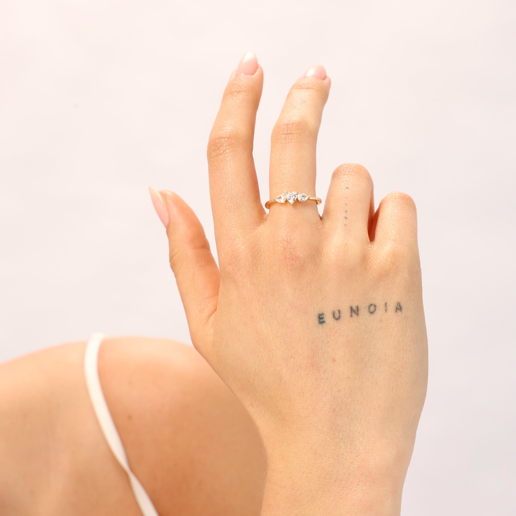 טבעת מריסטה ציפוי זהב