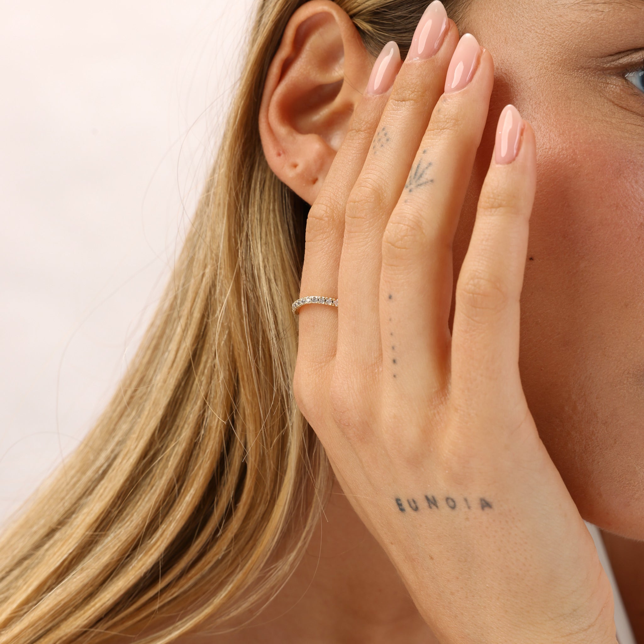 טבעת זינק ציפוי זהב