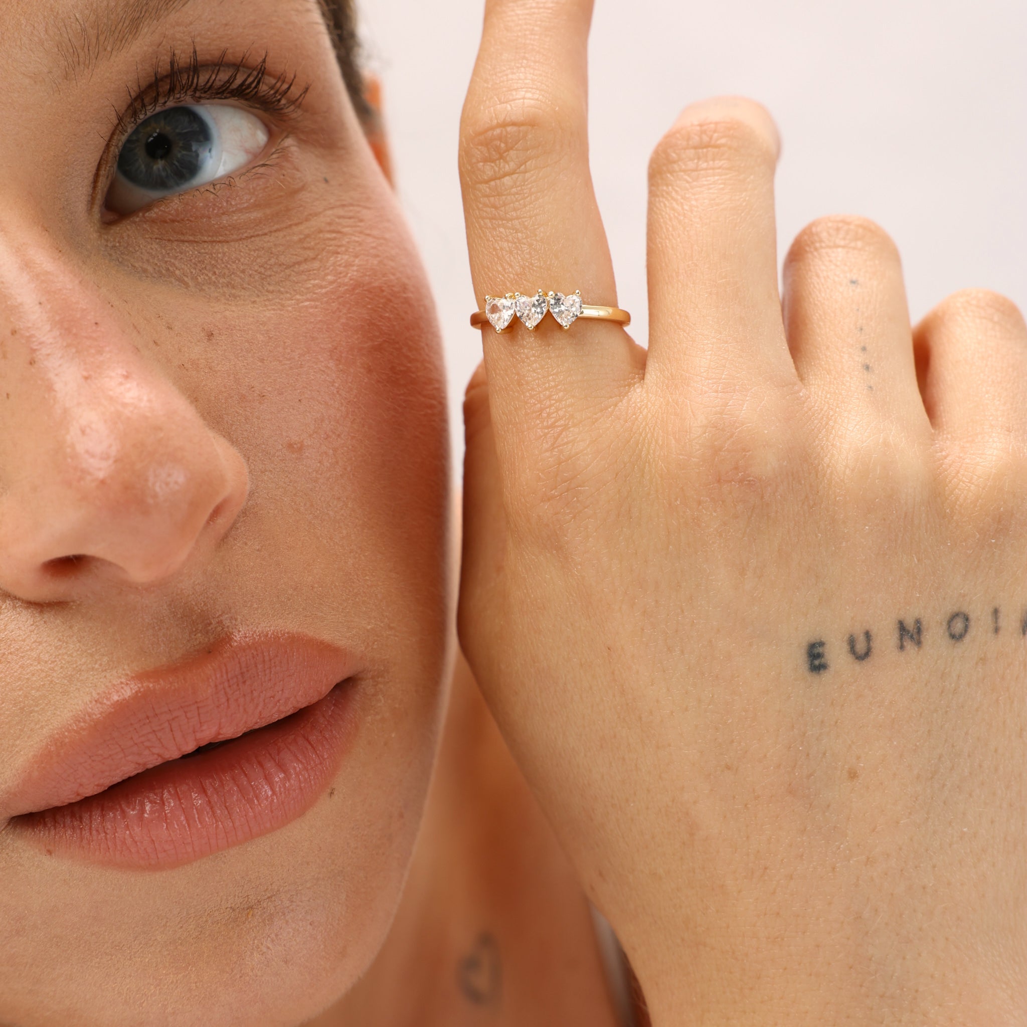 טבעת לורי ציפוי זהב