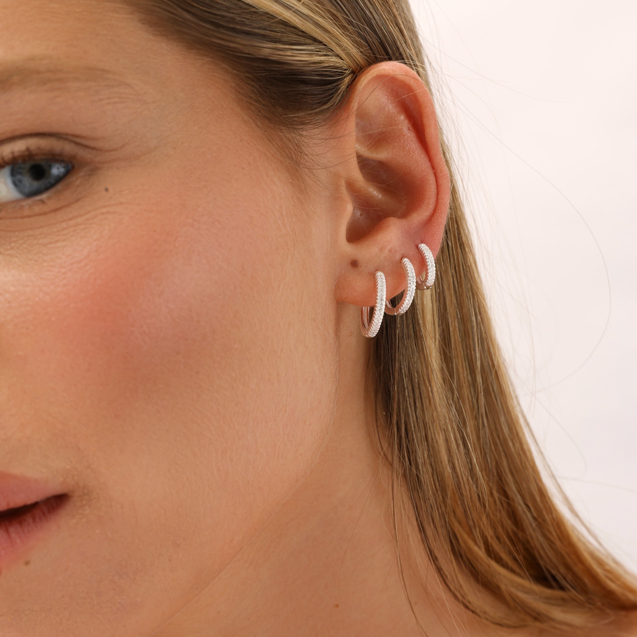 עגילי מלו כסף 925 L