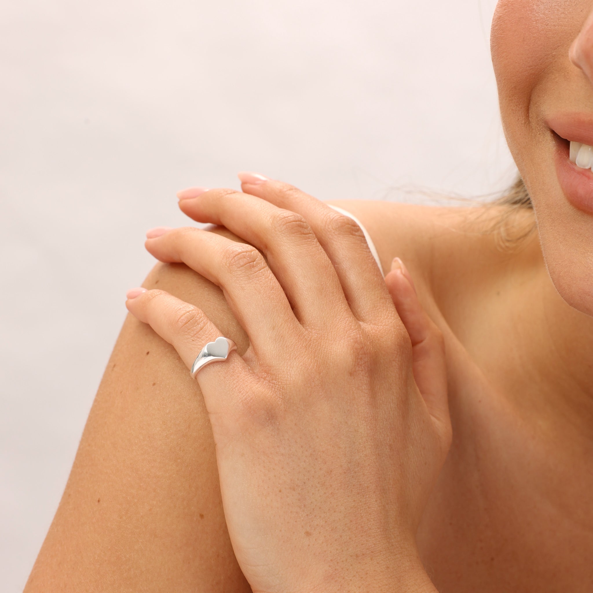 טבעת מיני אמור כסף 925