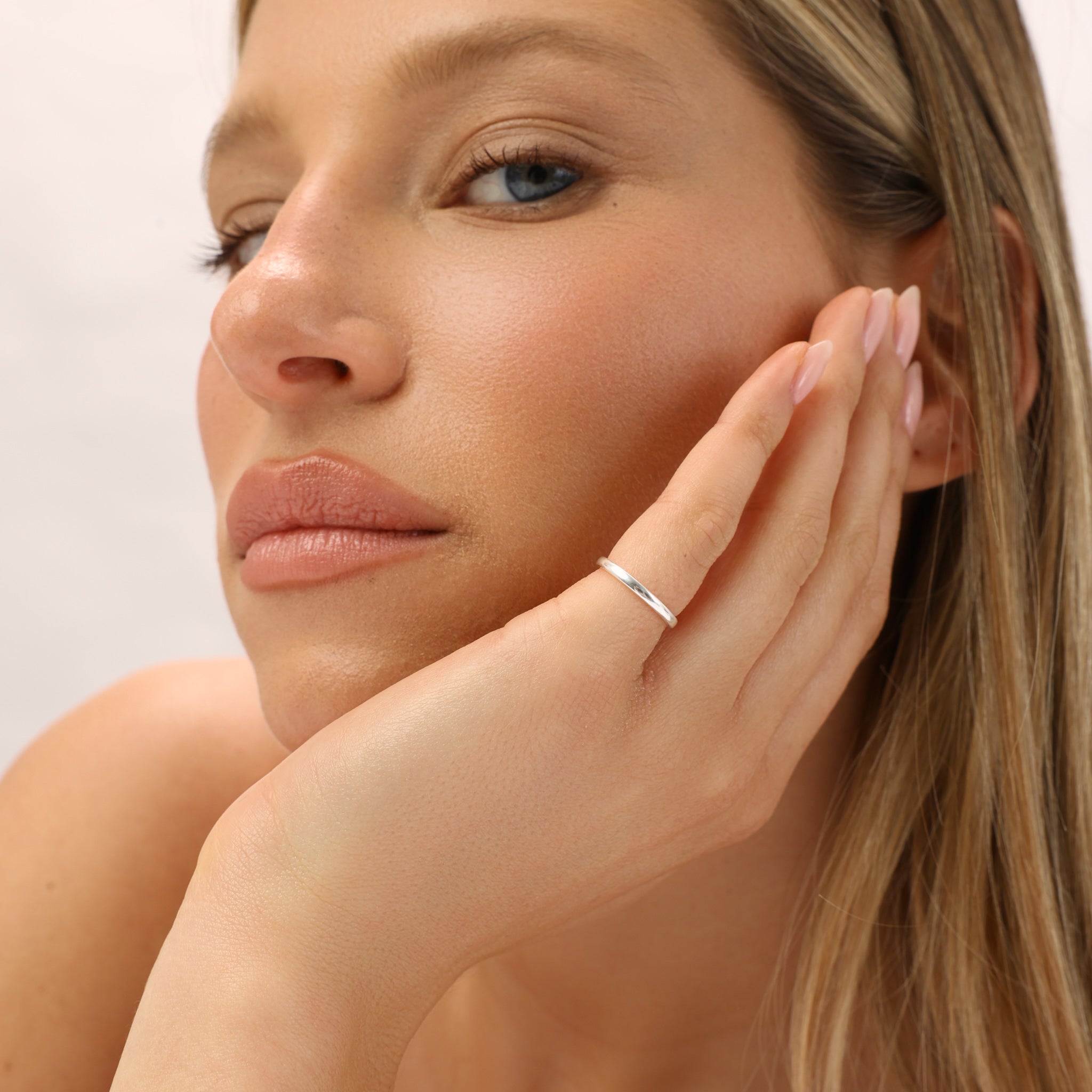 טבעת זרת ניס כסף 925