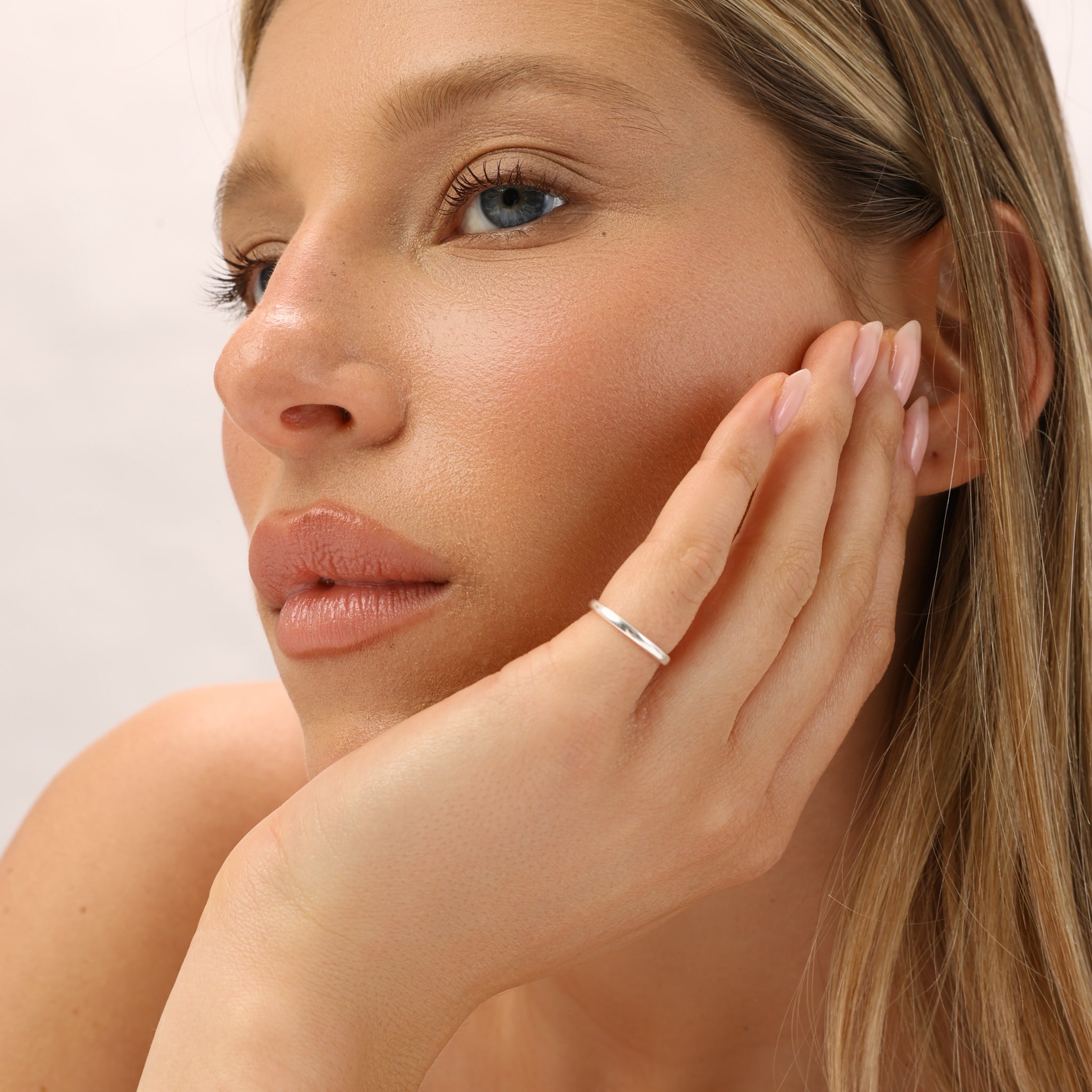 טבעת זרת ניס כסף 925