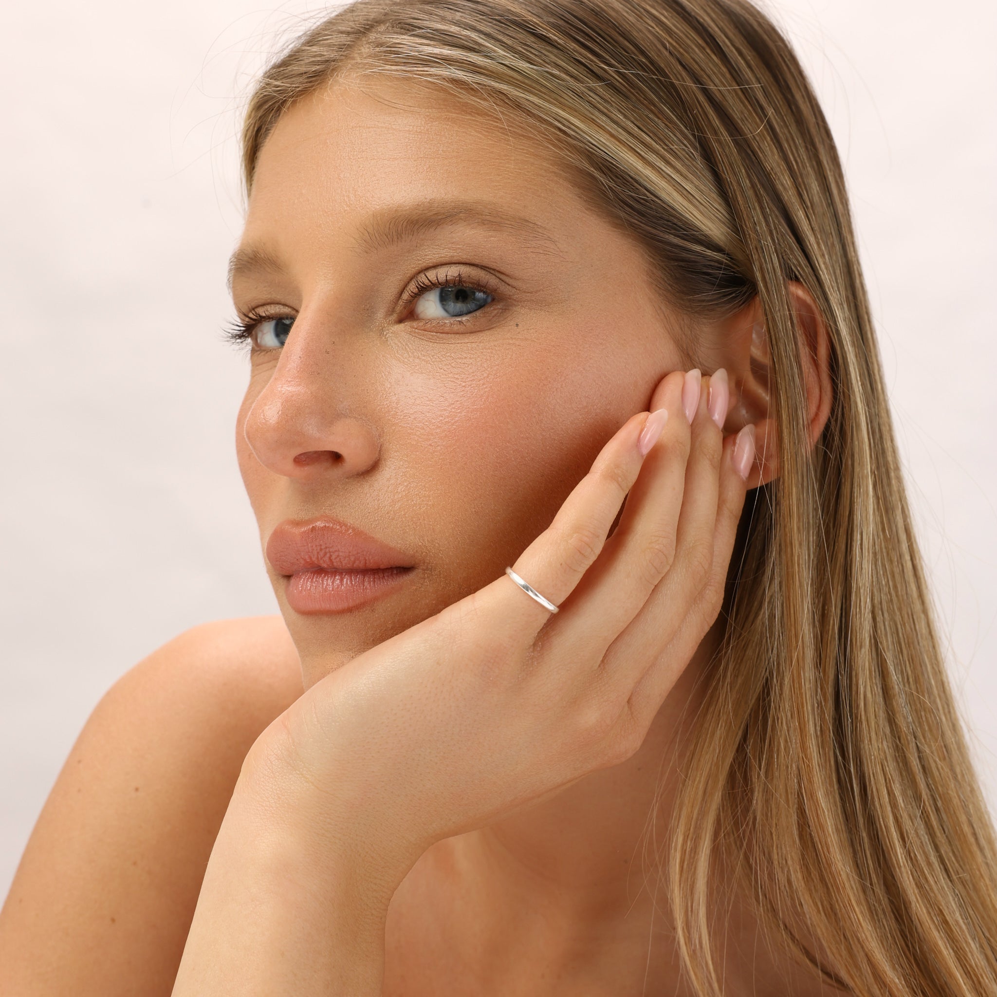 טבעת זרת ניס כסף 925