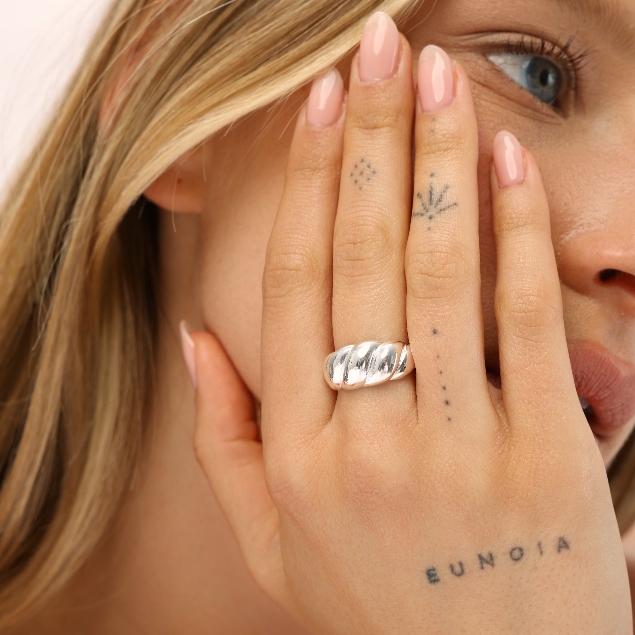 טבעת פלור כסף 925