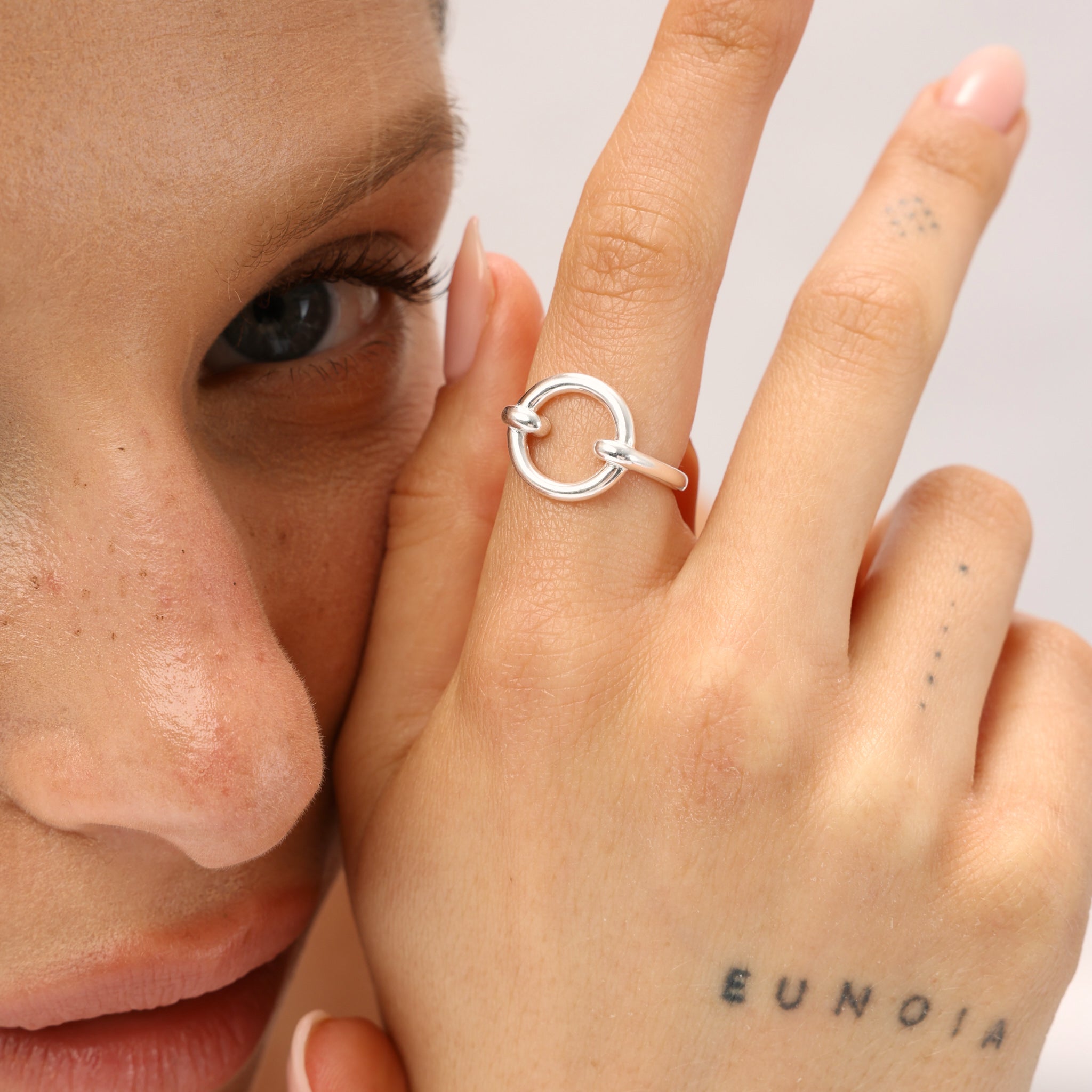 טבעת ג'ייד כסף 925