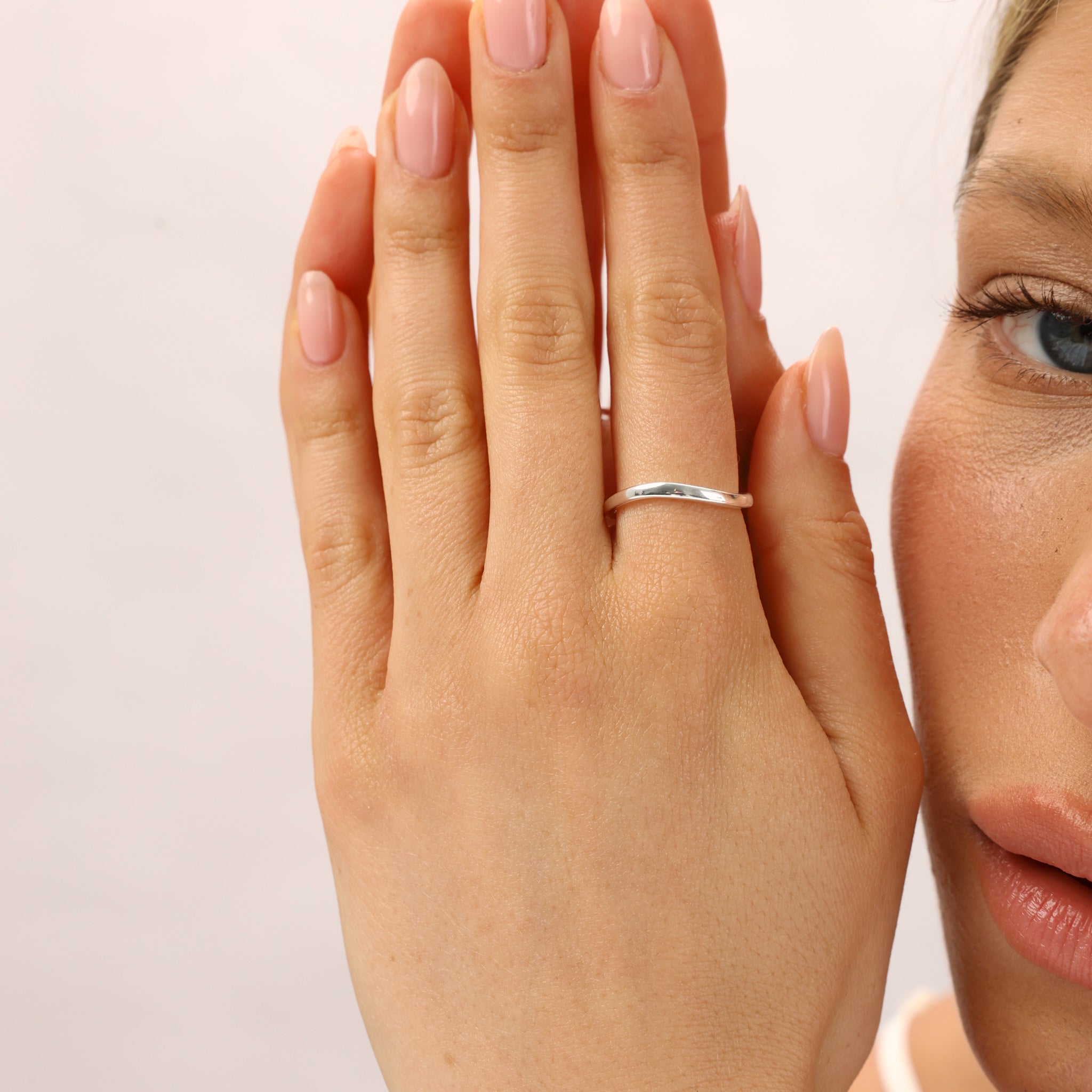 טבעת נובה ציפוי כסף