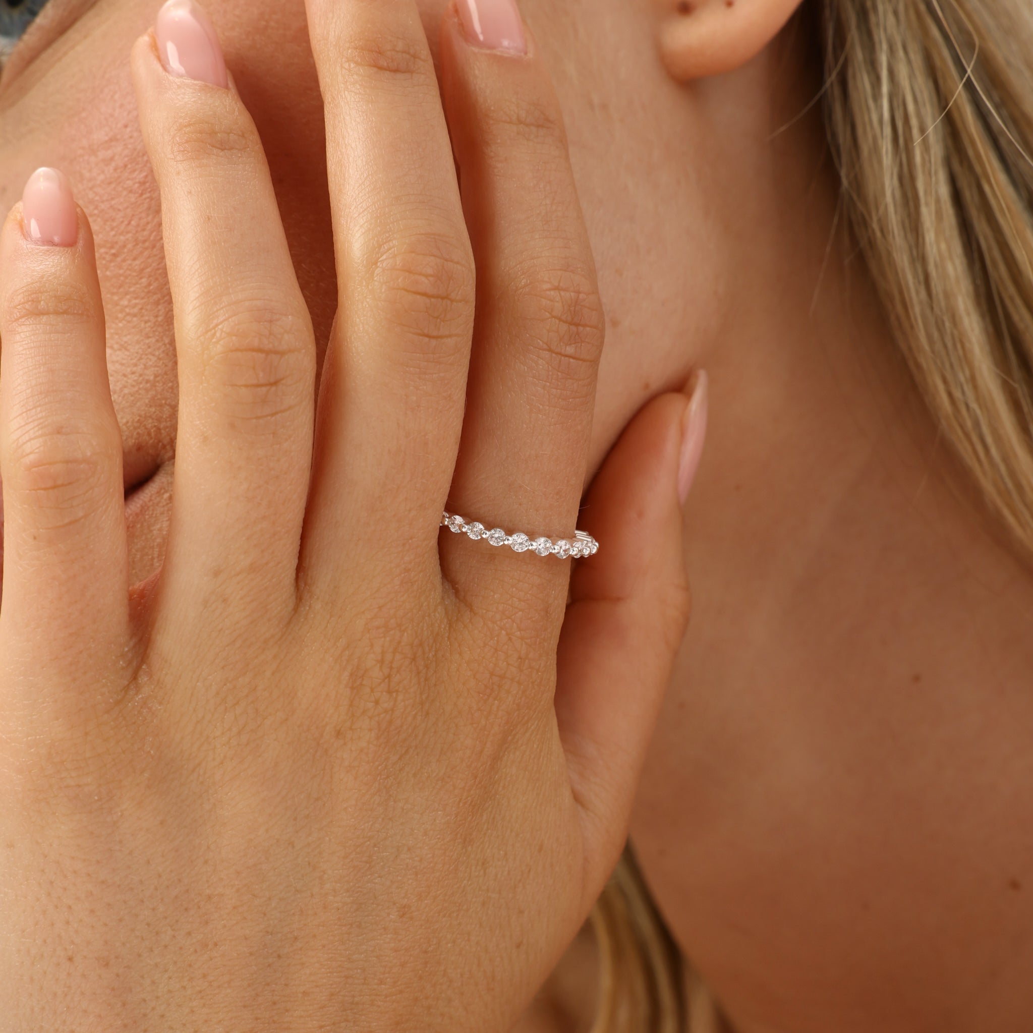 טבעת מילנה ציפוי כסף