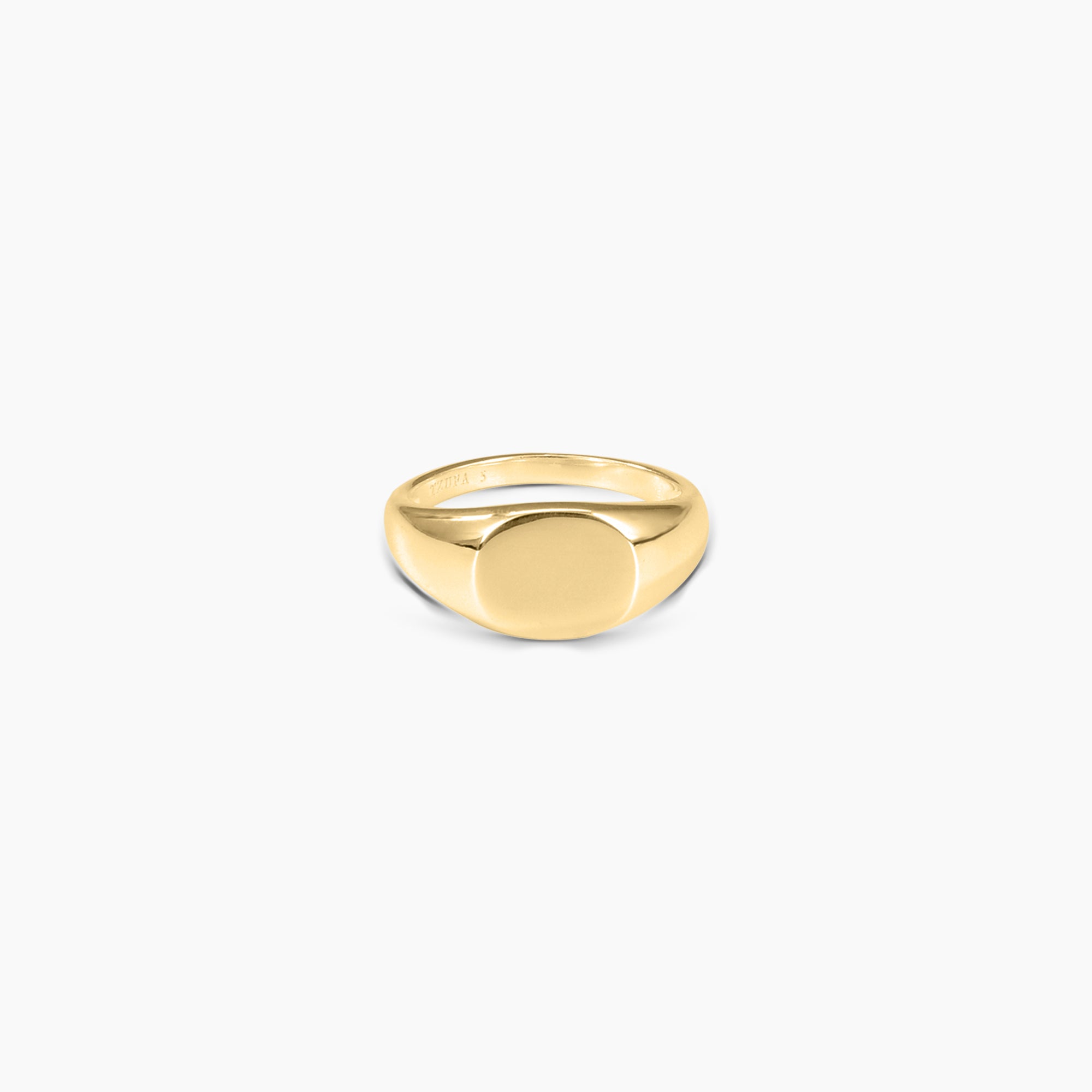 טבעת מיני בל ציפוי זהב