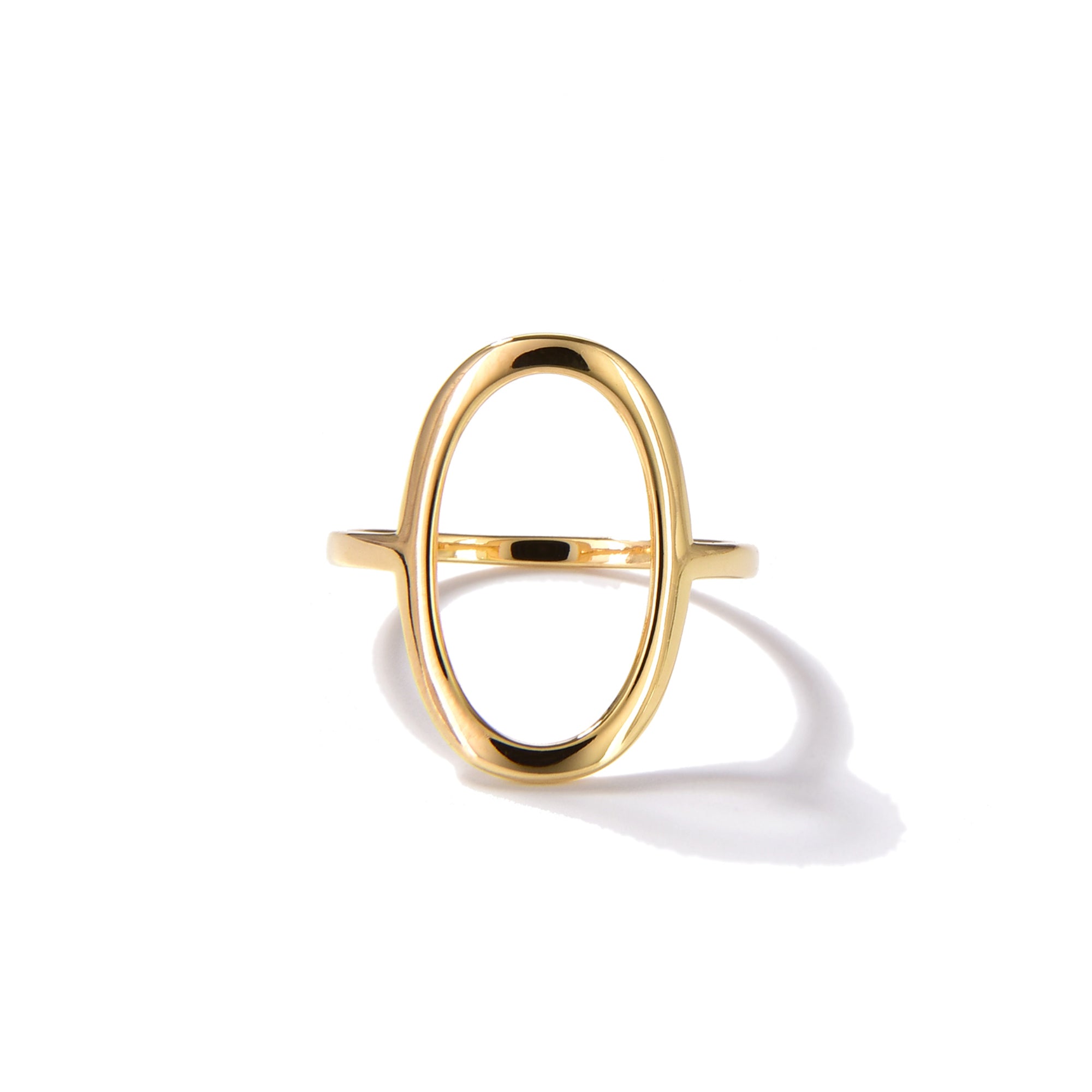 טבעת ג'ניפר ציפוי זהב