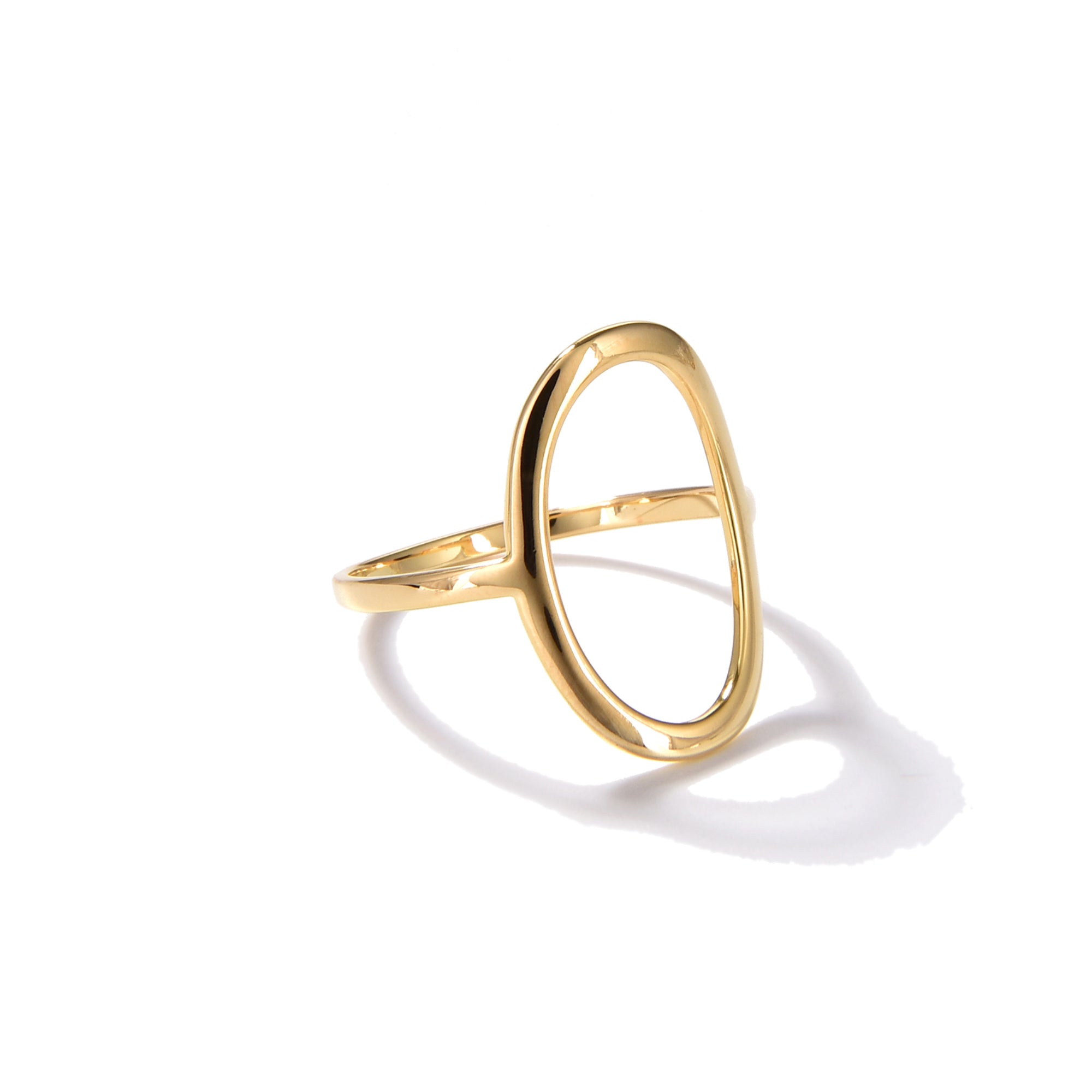 טבעת ג'ניפר ציפוי זהב