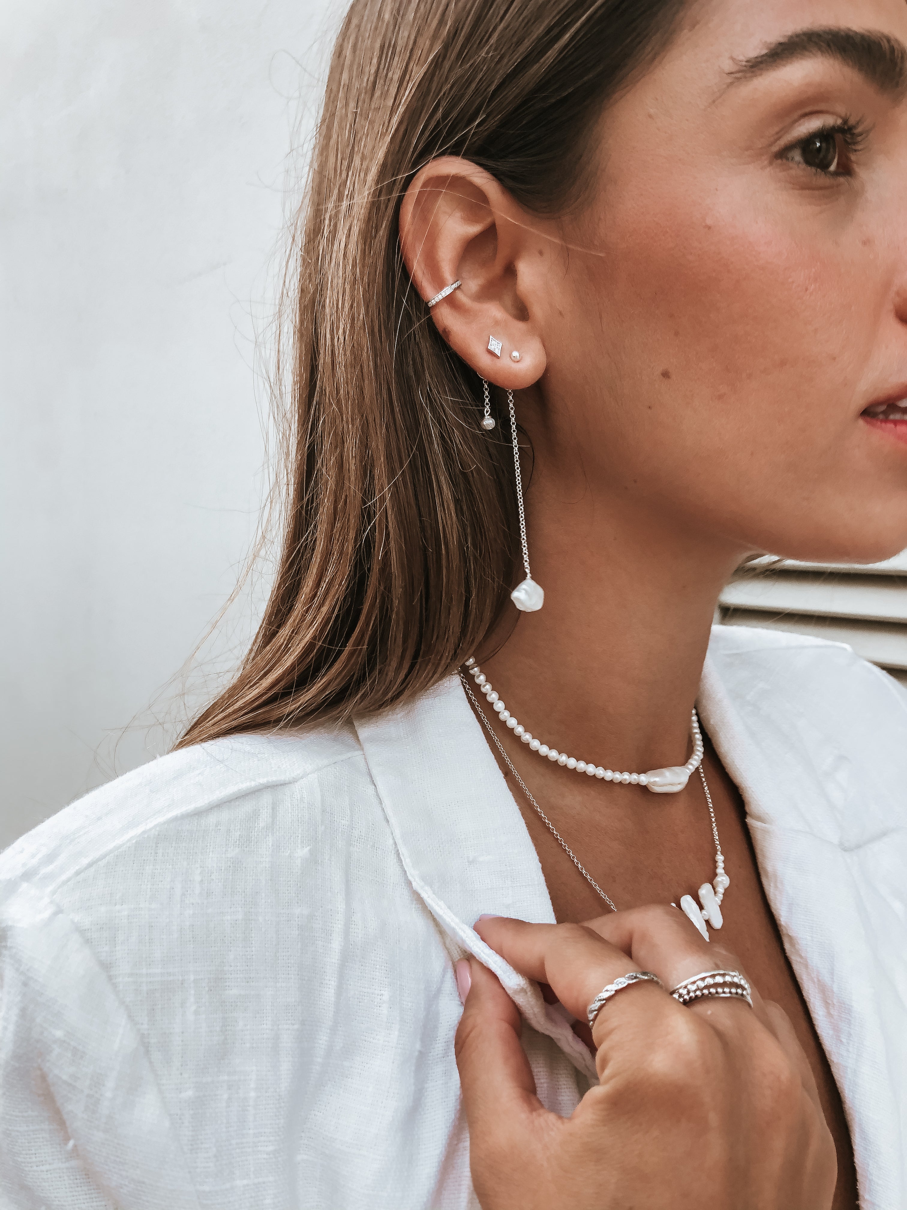 עגילי לידיה כסף 925