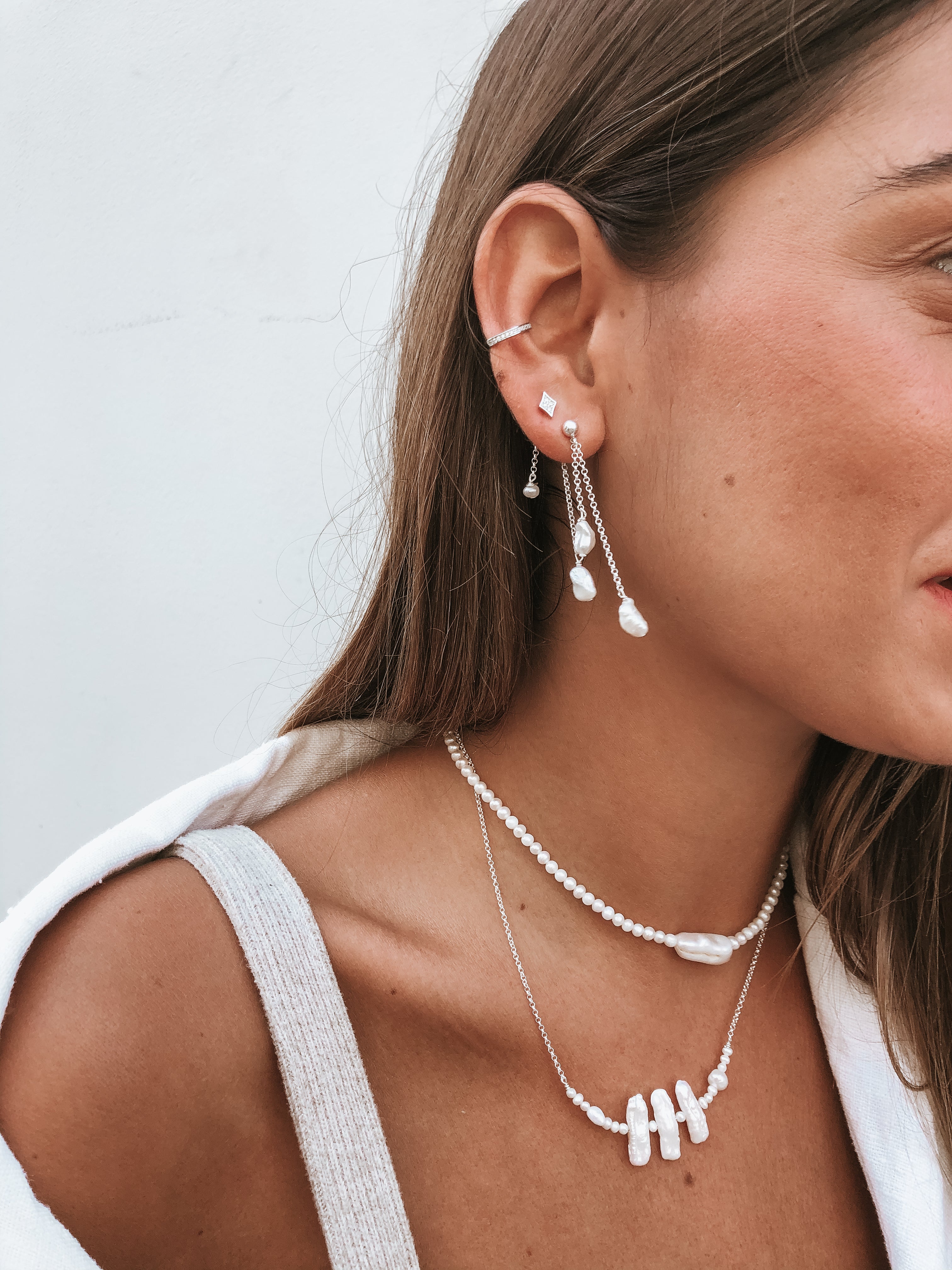 עגילי לידיה כסף 925